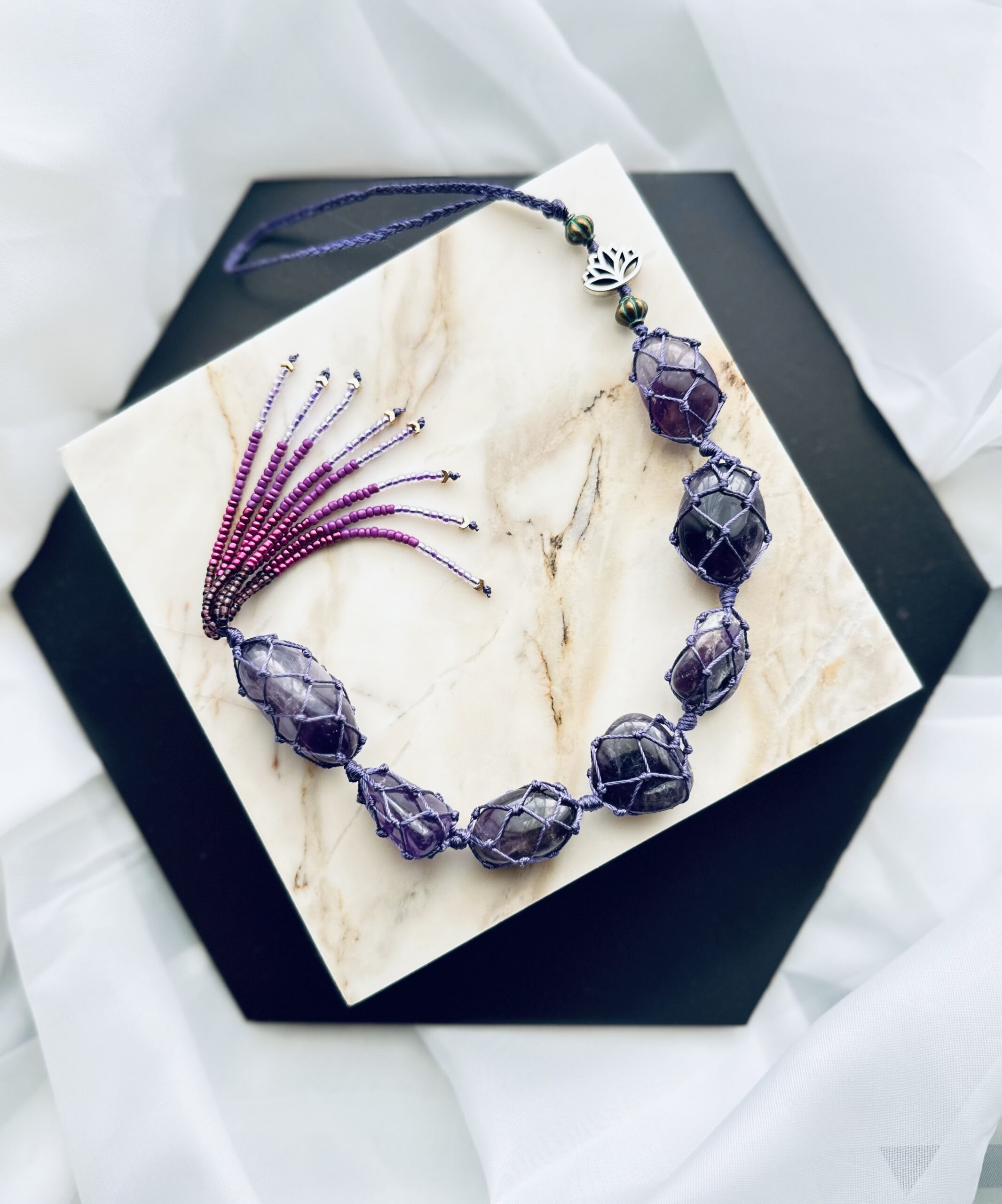 Handmade Chakra Hanging Ornament - (Purple/Violet)