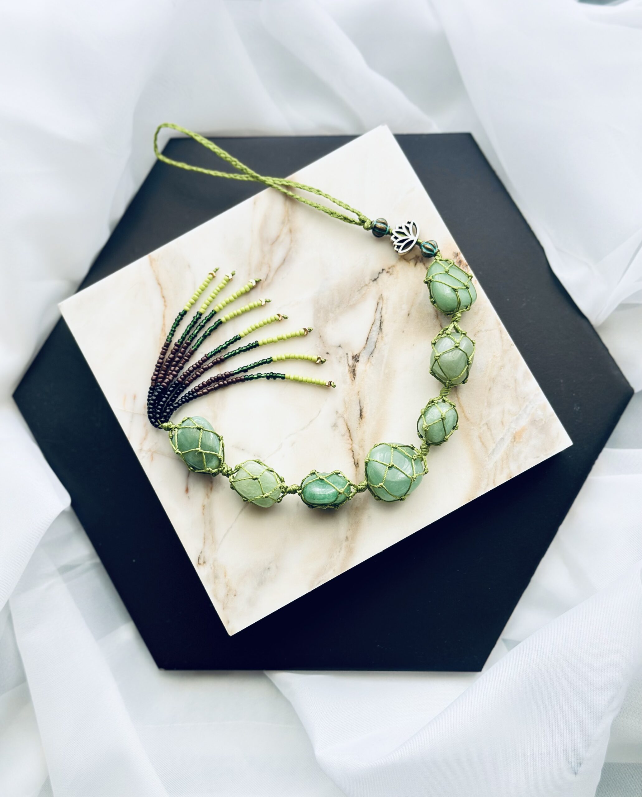 Handmade Chakra Hanging Ornament - (Green)