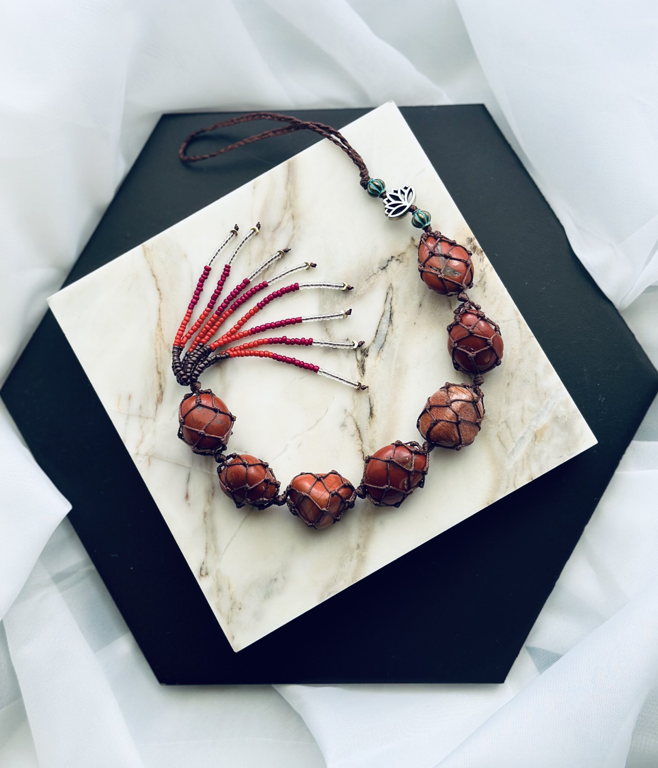 Handmade Chakra Hanging Ornament - (Red)